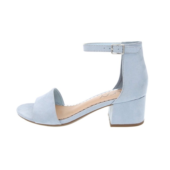 Sugar Women’s Sandals sz 7.5 Powder Blue Block Heel NEW #22-W - Picture 5 of 8